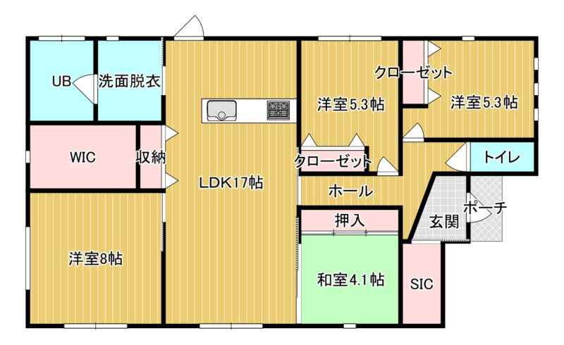 苅田町与原　平家+太陽光+蓄電池付　ZEH新築住宅販売