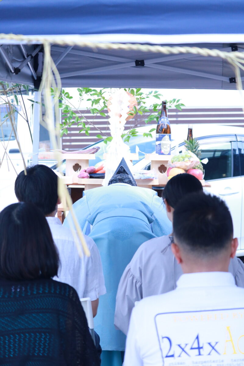 「大安」の佳き日に ― 苅田町N様邸 地鎮祭の様子