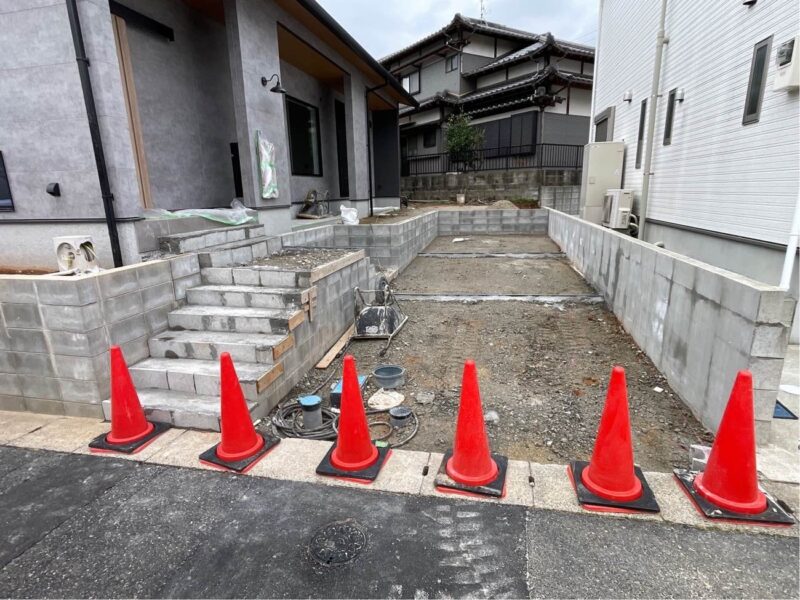 S様邸｜外構工事がスタートしました